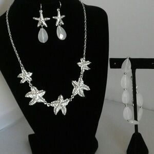 🌸Necklace star fish cute.